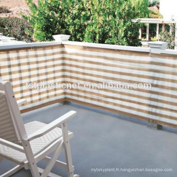 PatioSun ombrageant le vent protégeant l&#39;intimité maille protectrice pour la piscine de plate-forme de balcon